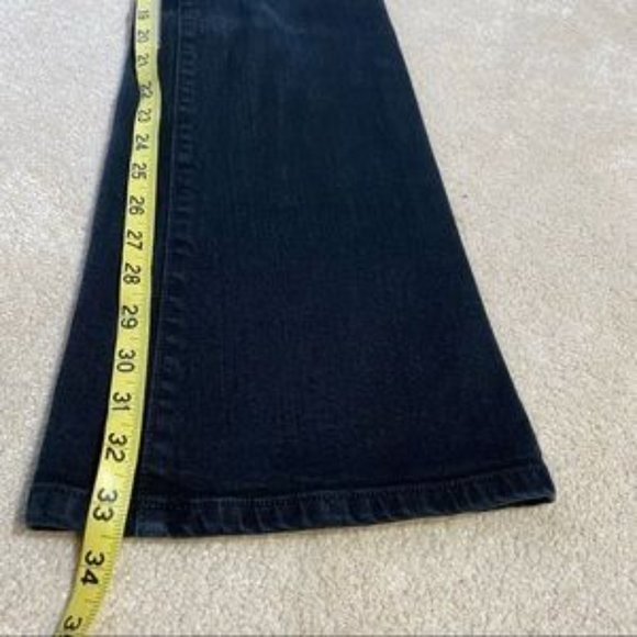 Bebe women’s black denim jeans snap detailing size 28 - Picture 9 of 12